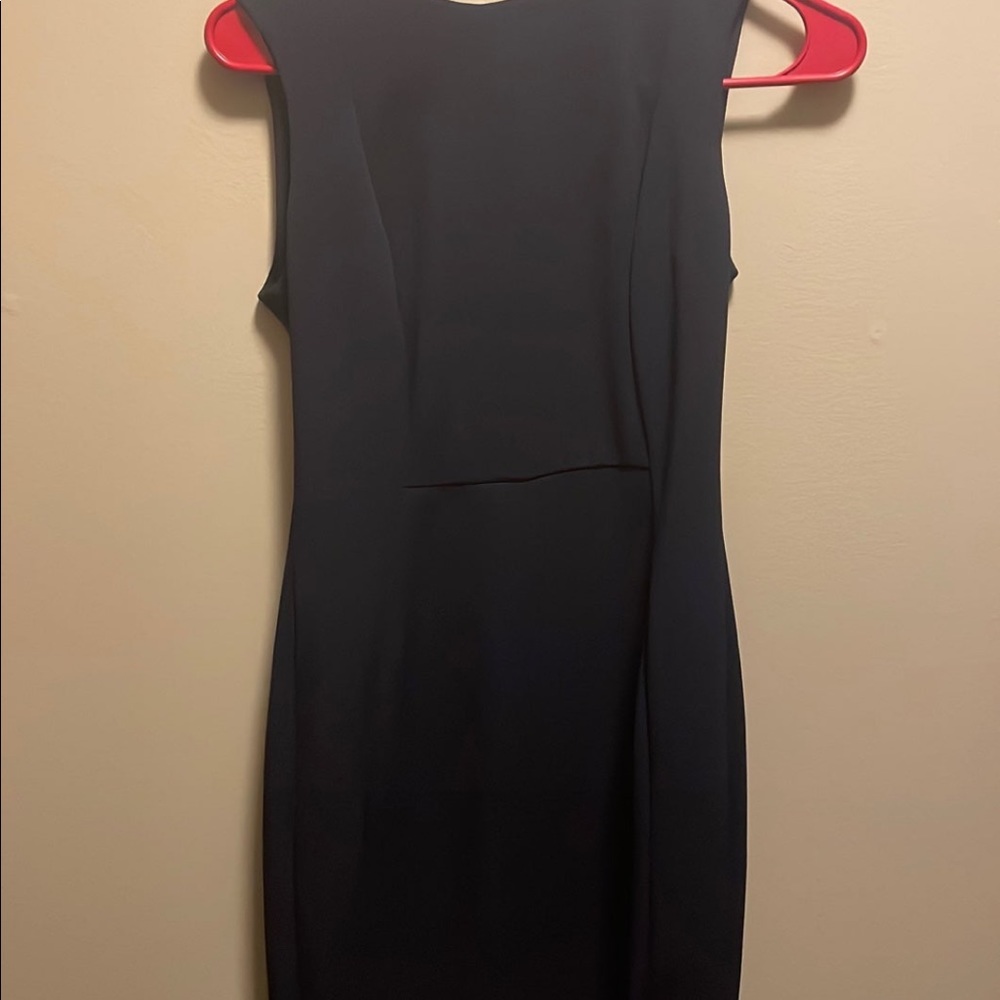 calvin klein navy blue body con! great for work or a cocktail party!